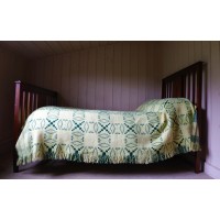 Sherbet Lemon and Forest Green DERW Mill Welsh tapestry TBV93